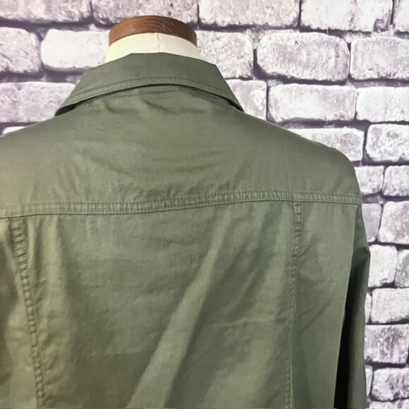 Westbound Green Zip Up Long Sleeve Jacket Size PL - Picture 6 of 8
